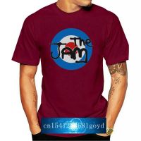 The Jam Spray Bullseye Logo T-Shirt Official Black Mens Mod Music Paul Weller