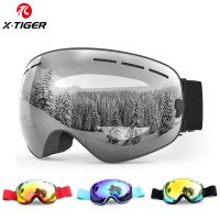 X-TIGER Ski Goggles Windproof Skiing Glasses Double Layers Anti-fog UV Protection Snow Peak Men Women Snowboard Accessories