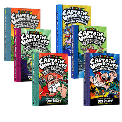 The captain pants collection in full color hardcover 4-9 my headmaster is Superman DAV Pilkey childrens full color version