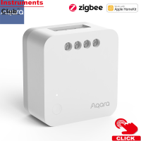 Instruments Aqara T1ทางเดียวสวิทช์โมดูลไร้สายควบคุมการถ่ายทอด Zigbee 3.0มีหรือไม่มีเป็นกลางสมาร์ทบ้านจับเวลาการตรวจสอบพลังงาน