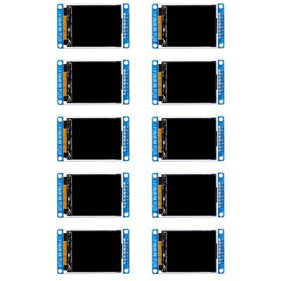 10X 1.8 Inch LCD Display Module Full Color 128X160 RGB SPI TFT LCD Display Module ST7735S 3.3V Replace OLED Power Supply