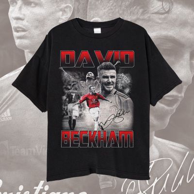 เสื้อยืด พิมพ์ลาย Manchester United Legend Player David Beckham สําหรับผู้ชาย และผู้หญิงS-5XLS-5XL