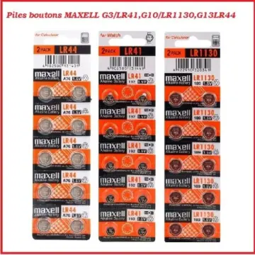 4 piles Maxell LR1130 LR54