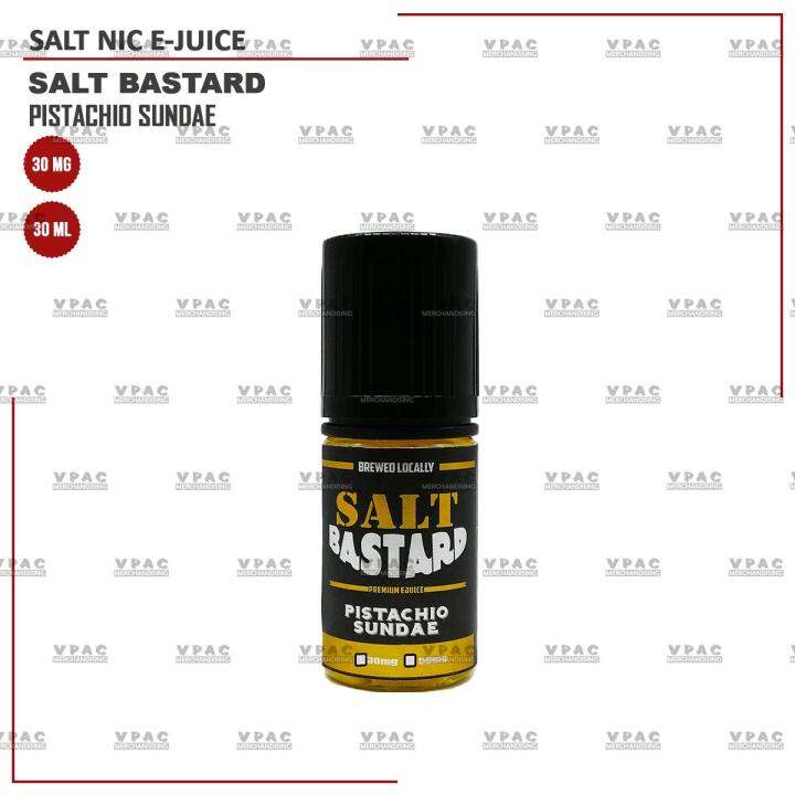 Salt Bastard Pistachio Sundae 30ML 30MG Lazada PH