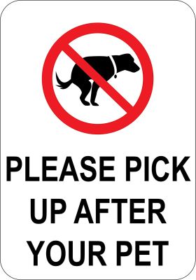 โปรดรับหลังจากป้ายสัตว์เลี้ยงของคุณ X อลูมิเนียมกันสนิมที่ทนทานทำความสะอาดหลังสุนัขและสัตว์