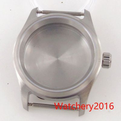 36Mm 39Mm Tandorio Sapphire Glass Small Watch Case For NH35 NH35A 2824 PT5000 200M Waterproof Diving Watch Case Screw In Crown