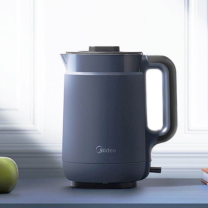 Midea Household Electric Kettle 304 Stainless Steel Seamless Liner Teapot 1500W Fast Boiling
