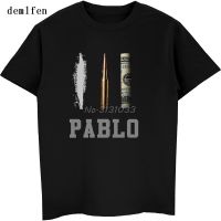 New Narcos King Of Coke Pablo Escobar Mens T Shirt Weed Money Print T-shirt Cotton Cal Hip Hop Tees TShirt Cool TopsS-5XL