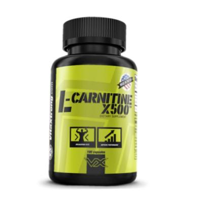 VITAXTRONG L-carnitine (100 Capsules) แอลคาร์นิทีน 500 มิลลิกรัม เร่งการผลาญไขมัน แอลคาร์เนทีน 100 แคปซูล ช่วยลดไขมัน FAT BURNER แอลคาร์นีทีน Lcarnitine