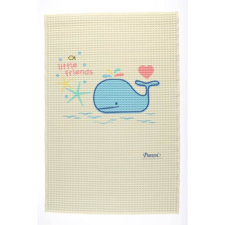 เพียวรีน-ยางปูที่นอนแบบอัดลม-แบบพิมพ์ลาย-ขนาด-45x60-cm