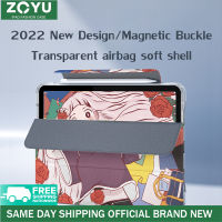 ZOYU เคส iPad การ์ตูนอะนิเมะน่ารัก Rebound Magnetic Smart Case ไม่มีช่องเสียบปากกาสำหรับ iPad 2020 Air 4 Air 5 2022 Pro 11 นิ้ว iPad Mini 6 2021 iPad 7th 8th 9th Gen ฝาครอบ iPad ปลอกรองรับ Apple ดินสอการจับคู่และการชาร์จ Smart Case Cover Auto Sleep/Wake