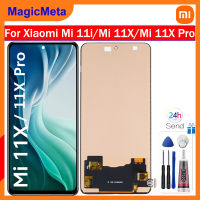 MagicMeta หน้าจอ TFT สำหรับ Xiaomi Mi 11i /Mi 11X /Mi 11X Pro จอแสดงผล LCD แบบสัมผัสหน้าจอดิจิทัลประกอบสำหรับ Xiaomi Mi 11i Mi 11X Mi 11X Pro M2012K11G M2012K11AI LCD M2012K11I อะไหล่ซ่อมอะไหล่ทดแทน