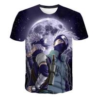 New 2023 Aikooki 3D Naruto t shirt Men/ Fashion Streetwear Hip Hop Harajuku 3D Print Naruto Mens t shirt Clothes Top