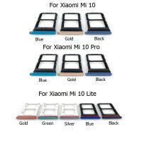 ถาดใส่ซิมการ์ดสำหรับ Xiaomi Mi 10 Pro Lite อะแดปเตอร์ที่ใส่การ์ด SD ช่องชิ้นส่วนเปลี่ยนขั้วต่ออะไหล่