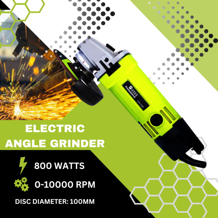 New 2021 ZIPPER Angle Grinder 4" 800W Lazada PH