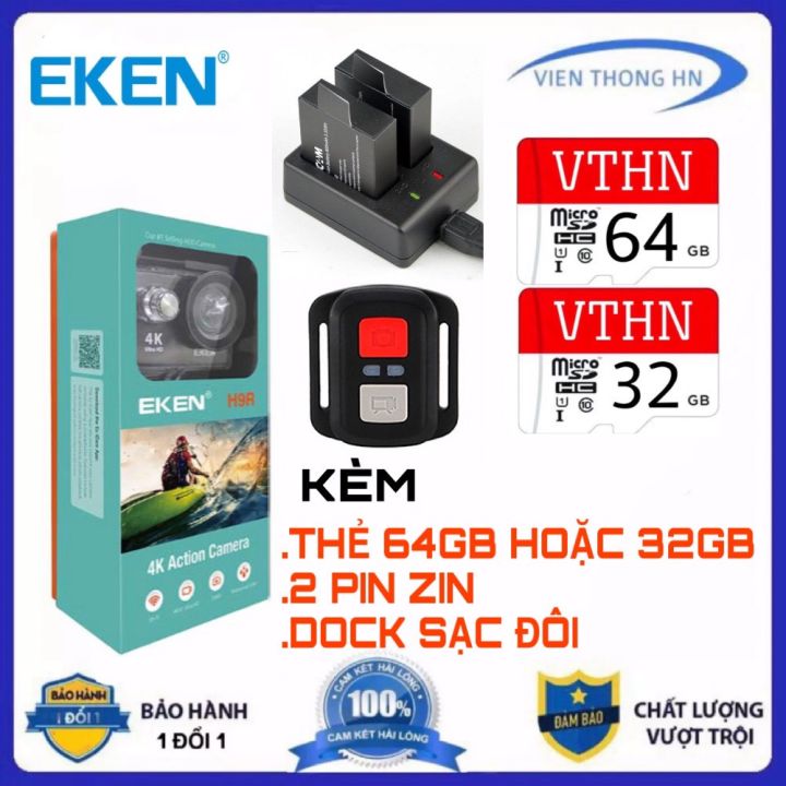 Eken H9r: Mãnh liệt, mạnh mẽ và chắc chắn là những gì bạn sẽ cảm thấy khi sở hữu Eken H9r. Với chất lượng hình ảnh tuyệt vời, độ phân giải cao và khả năng chống nước, sản phẩm này chắc chắn sẽ làm hài lòng người dùng.