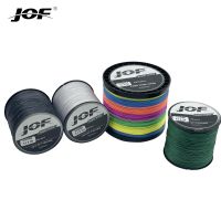 JOF สายการประมงญี่ปุ่น Pe 4เส้นถัก M Ultifilamento ทะเลรอก300เมตร500เมตร1000เมตร8 10 20 3035 40 50 60 80ปอนด์