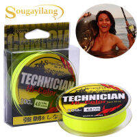 Sougayilang สายเอ็นตกปลา 100 เมตร F luorocarbon สายการประมงญี่ปุ่น 13-43lb 0.2-0.5 มิลลิเมตร ที่แข็งแกร่งบินร็อคลอยสายลวดตกปลารอก อุปกรณ์ตกปลา