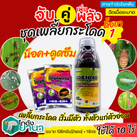 ? ชุดเพลี้ยกระโดด1 เอราขาบ+ไดโนทีฟูแรน ขนาด 1ลิตร+100กรัมx2ซอง ป้องกันกำจัดเพลี้ยกระโดด ทั้งตัวอ่อนและตัวแก่