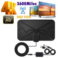 4K DVB-T2 NBC TV Antenna with Signal Amplifier 3600 Miles Indoor Digital HDTV Antenna for Europe and America