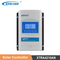 ตัวควบคุมที่ชาร์จแสงอาทิตย์คุณภาพดี EPever 40A MPPT 12V 24V อัตโนมัติพร้อมหน้าจอ XDS2พีวีสูงสุด100V สำหรับ XTRA4210AN แบตเตอรี่ตะกั่วกรดและ Li