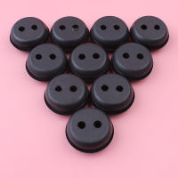 10 Pcslot 2 Lubang Getah Bahan Api Gas Grommet untuk Pemotong Berus Pemangkas Chainsaw Kira-Kira 20Mm Alat Ganti Pemotong Rumput