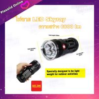 ไฟฉาย LED SKYRAY ไฟฉาย 4 ตา SKYRAY 4 x Cree XM-L2-T6 LED 6800Lm พร้อมที่ชาร์จถ่านและถ่านชาร์จ