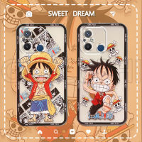 เคสสำหรับ Xiaomi Redmi 12 12C 4G 5G เคสมือถือ2023ใหม่ซิลิโคนเนื้อนิ่มโปร่งใสลายอนิเมะลูฟี่ยอดนิยมเคสใส่โทรศัพท์ Redmi 12 5G