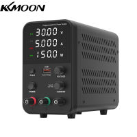 KKmoon ม้านั่งแหล่งจ่ายไฟ DC,แหล่งจ่ายไฟ160V 2A จอแสดงผลดิจิตอลปรับได้ควบคุมแหล่งจ่ายไฟ CV CC พร้อมสวิตช์เอาต์พุตพอร์ตชาร์จเร็ว USB เตือนไฟฟ้าลัดวงจรตัวเข้ารหัสปรับลูกบิด