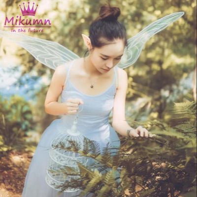 [Cos imitation] Fairy Angel ปีกผีเสื้อสำหรับผู้หญิงปาร์ตี้ชุดแฟนซีเครื่องแต่งกายคริสต์มาสฮาโลวีนคอสเพลย์/ถ่ายภาพ/อุปกรณ์เสริมประสิทธิภาพ