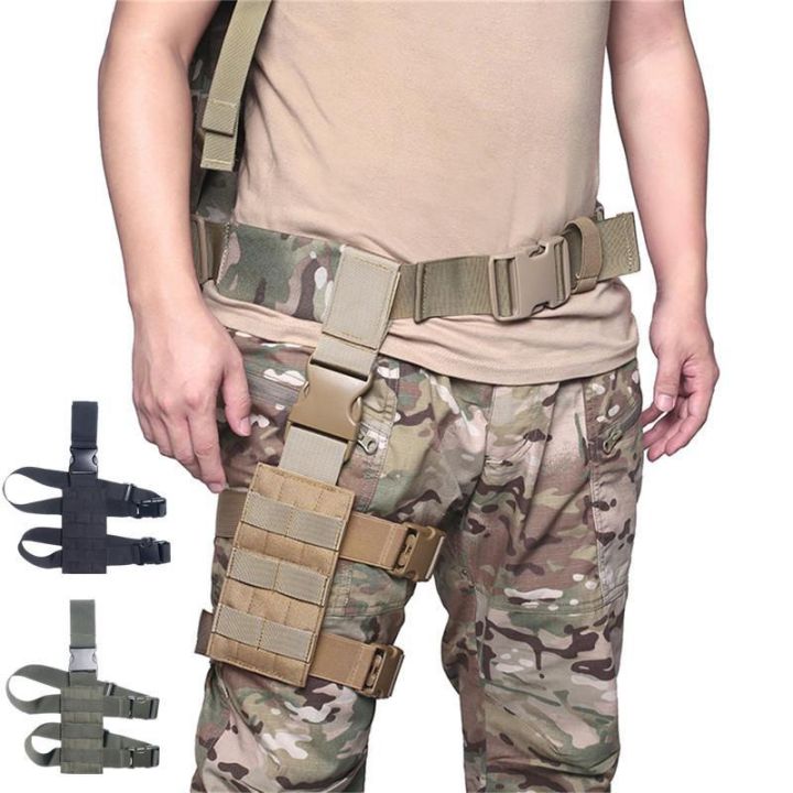 Tactical Drop Leg Panel Molle Military Hunting Molle Platform Right or ...