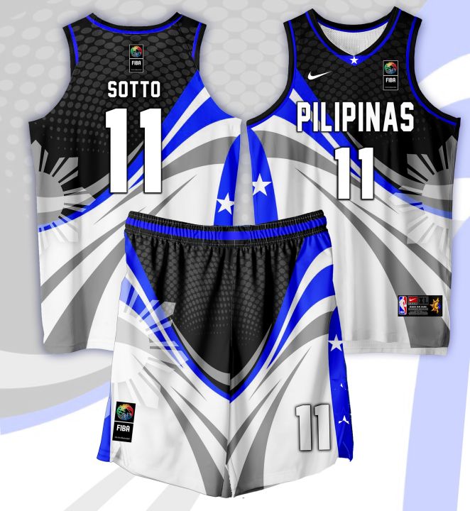 BASKETBALL PILIPINAS 05 KAI SOTTO JERSEY FREE CUSTOMIZE OF NAME AND