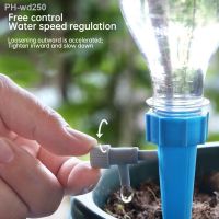 10pcAutomatic Drip Irrigation System Self Watering Spike for Flower Plants Greenhouse Garden Adjustable Auto Water Dripper Devi