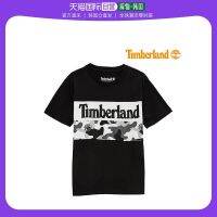 2023 New Fashion version Korea Direct Mail [Timberland Kids] Camouflage Color Logo Crew Neck T-Shirt (TLSDA25F 05)