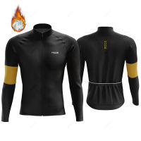 New Huub Winter Thermal Fleece Mens Cycling Jersey Long Sleeve Ropa Ciclismo Bicycle Wear Bike Clothing Maillot Ciclismo