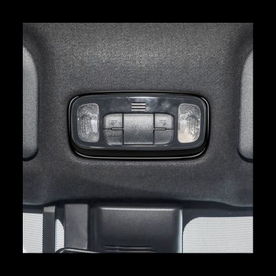 npuh Car Bright Black Reading Light Frame Panel Decorative Cover Stickers for Toyota YARIS/YARIS CROSS/GR YARIS 2020-2023