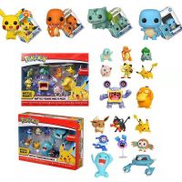 【LZ】✣►  Figuras Action Series Pokémon Combat para Crianças Figuras Anime Pikachu Psyduck Coleção PVC Kawaii Boneca Modelo Brinquedos de Presente 3-7cm
