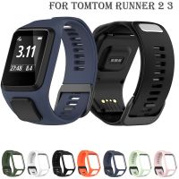 （A Decent035）สายนาฬิกาข้อมือสายรัดสำหรับ Tomtom Runner 2 3 Spark หัวใจนักผจญภัยเพลงนักกอล์ฟ2สายรัดข้อมือกีฬาซิลิโคนเข็มขัดเปลี่ยนสร้อยข้อมือ