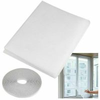 【CW】 Indoor Insect Fly Net Curtain Mesh Bug Netting Door Window Self-adhesive Protection With Tape