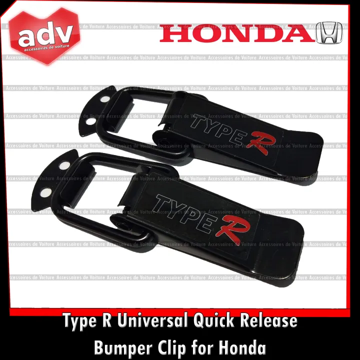 Type R Universal Quick Release Bumper Clip for Honda Lazada PH