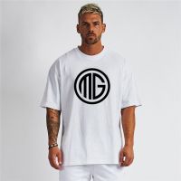 Summer Mesh Cool Quick Dry Oversized Loose Short Sleeve T-shirt Gyms Bodybuilding Muscle Mens Casual Fashion Hip Hop Streetwear