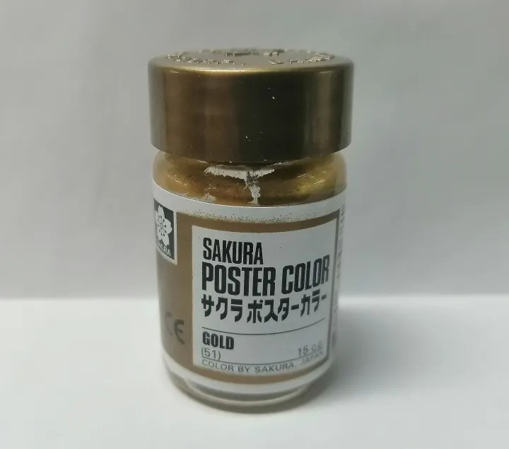 Sakura Poster Color 15ml Gold | Lazada PH