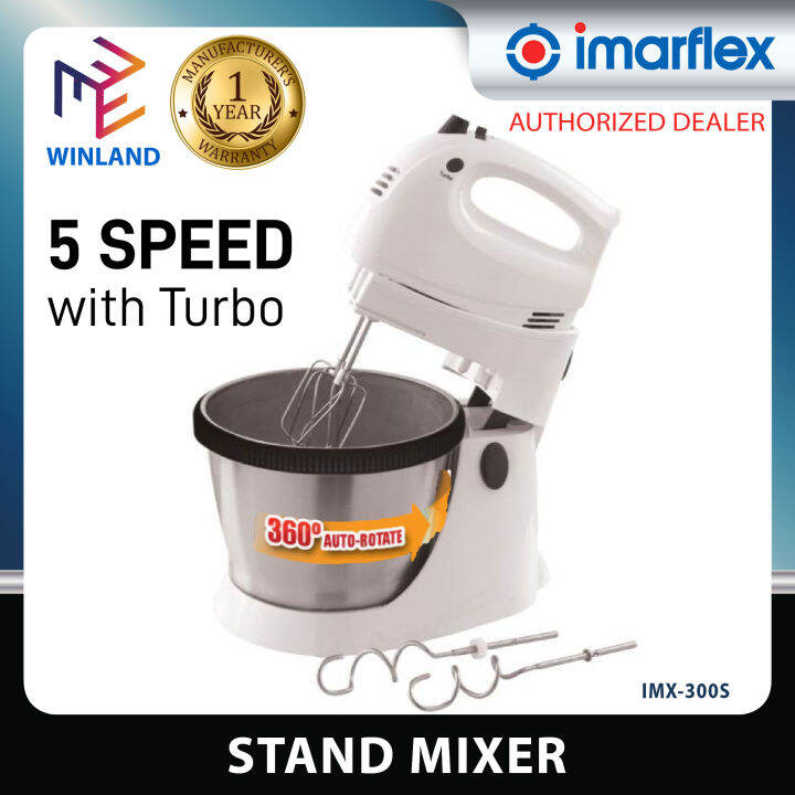 IMARFLEX by Winland IMX300S Stand Mixer (White) Lazada PH