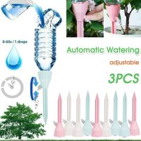 New 3Pcs Automatic Drip Irrigation System Self Watering Spike For Flower Pots Plants Greenhouse Garden Auto Water Dripper Device Watering Systems  Gar