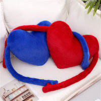 140X36ซม. แขนยาว Hug Heart Plush หมอน Fluffy สีแดงสีชมพูสีฟ้า Say Love ตกแต่งสำหรับโซฟาเก้าอี้งานแต่งงาน Prop แฟนของขวัญ