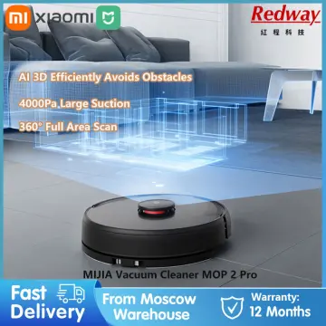 XIAOMI MIJIA Robot Vacuum Mop Pro Self Cleaning Home Sweeping 3000PA  Cyclone Suction Rotating Pressure Washing Mopping Smart