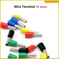 200Pcs VE Tubular Crimp Terminal สายไฟฉนวน Terminator บล็อกสายไฟ End Connector Crimping Terminals ชุด VE ประเภทหลอดความยาว 8MM 12MM