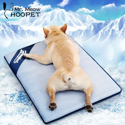 [pets baby] HoopetCooling Mats Breathable Pet Dog Cat Sleeping Mat Self Cooling MattressPadCushion Pet Accessories