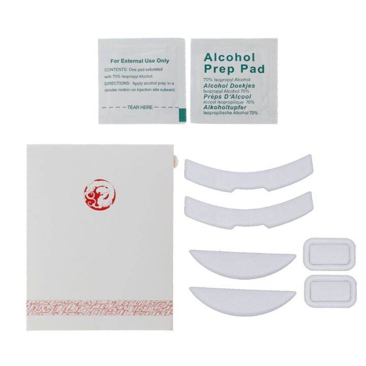 2 Sets/pack Tiger Gaming Mouse Feet Mouse Skate For Razer MAMBA elite White Mouse Glides Curve