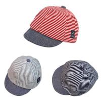 Summer Fashion Baby Boys Girls Striped Cotton Blend Adjustable Cap Hats